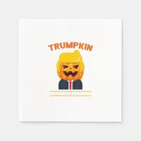 Halloween Trumpkin Funny  Pumpkin Halloween Napkins