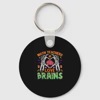 Math Brain Heart Skeleton Hand Zombie Halloween Keychain