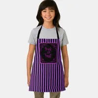 Halloween Poison Purple Trick or Treat Apron