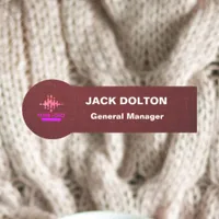 Personalized Logo Name Tag for Employees