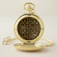 Christmas Hollies - Pocket Watch