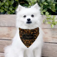 Romantic Vintage Personalized  Pet Bandana Collar