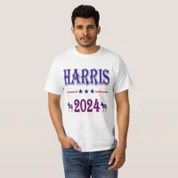 Harris 2024 Pres Democrat Donkeys USA Unisex Value T-Shirt