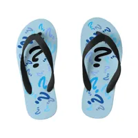 Flip Flops - Question Marks in Blue