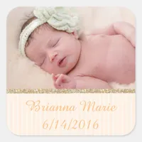 Personalize this sticker with your baby's photo