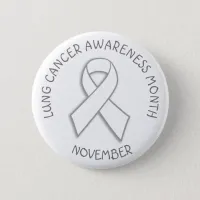 Lung Cancer Awareness MOnth November Button