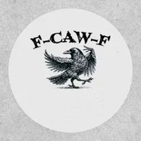 F-Caw-F Retro Style Patch