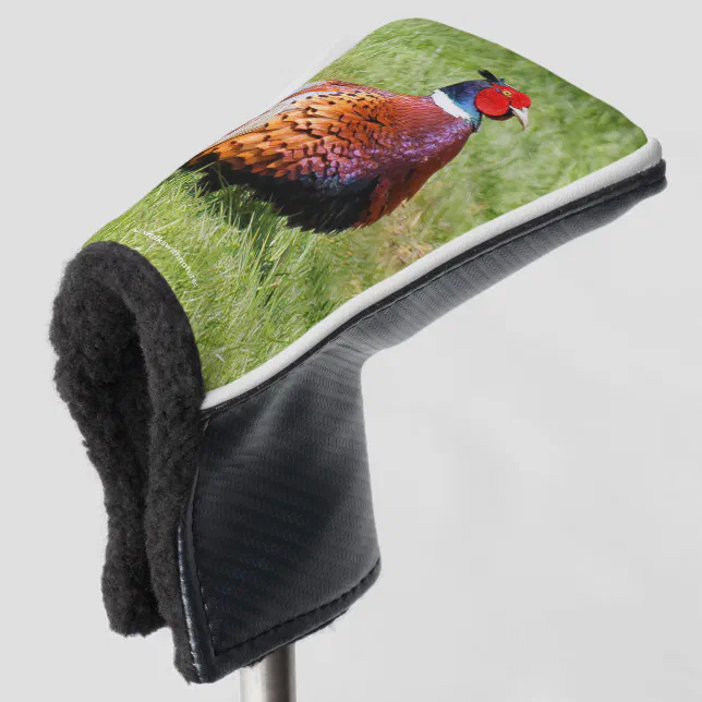 Profile of a Ring-Necked Pheasant Golf Head Cover