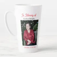 Cardinal Poem Memorial Keepsake  Latte Mug