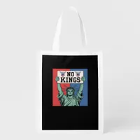 No Kings Classic Patriotic Style Grocery Bag