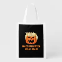 Make Halloween Great Again Funny Trumpkin Classic  Grocery Bag