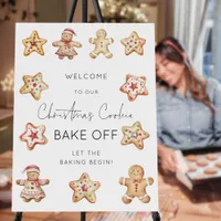 Welcome to Christmas Cookie Bake Off Party Foam Board