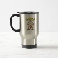 Funny Chicken Butt F-Caw-F Rooster Country Hen Chi Travel Mug