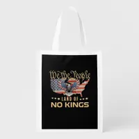 No Kings In America We The People Creative Style Grocery Bag