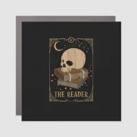 Book Reader Card Pagan Goblincore Goth Occult Book Car Magnet
