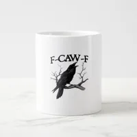 F-Caw-F Classic Vintage Graphic Giant Coffee Mug