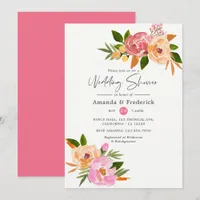 Spring Floral Wedding Shower Invitation