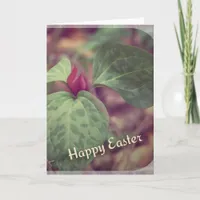 Wildflower Happy Easter Holiday Card