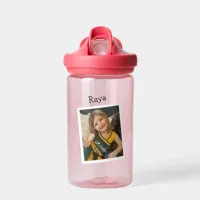 Customized Child's Photo and Name Water Bottle