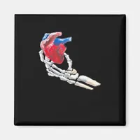 This Is My Heart Skeleton Heart Hands Creative Magnet