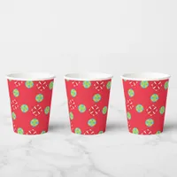 Christmas Holiday Charm Pattern 03 -  Paper Cups