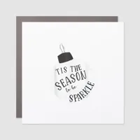 Tis The Season To Sparkle Holiday Cute Fun Car Magnet