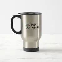Tis The Season Retro Classic Design Travel Mug