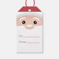 Santa Claus Cute Modern Christmas Personalized Gift Tags