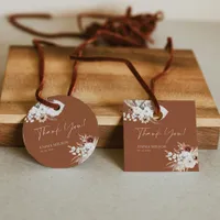  Thank You Gift Tags Terracotta Boho