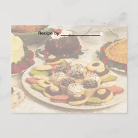Baked Goods Recipe Blank Card