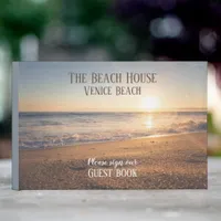 Beach Hotel Vacation House Welcome Guest Book