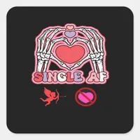 Hands Halloween Quote – Creepy Cute Slogan Square Sticker