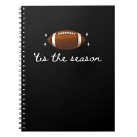 Tis The Season Football  - Retro Football Game Day Notebook