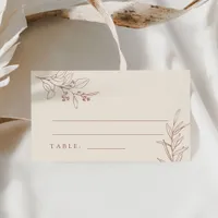 Boho Floral Place cards