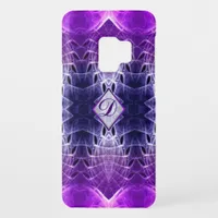 Purple Fantasy Monogram Samsung Galaxy Case