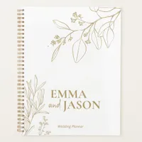 Elegant Gold Wedding Checklist Planner