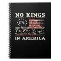 No Kings In America United States Independence Cla Notebook