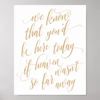 ANY COLOR! Wedding Memory Sign - Luxe Calligraphy