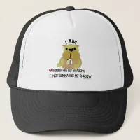 Groundhog day vote  shadow trucker hat