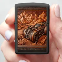 Classic Muscle Car in Scenic Valley Zippo Lighter