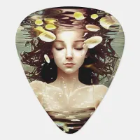 Inner Peace, Woman Under Water, | AI Artwork Guitar Pick