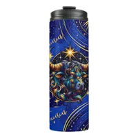 Horoscope Sign Taurus Zodiac Astrology Thermal Tumbler