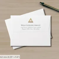 Return Address Envelope with Custom Logo