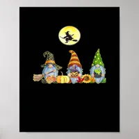 Happy Fall Y’all Cute Halloween Gnomes It’s Fall Y Poster