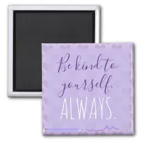 Cute Chic Pastel Lavender Motivational Magnet