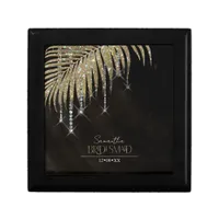 Jewel Palm Leaf Wedding Gold ID830 Gift Box