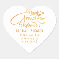 Italian Aperol Cocktail That's Amore Bridal Shower Heart Sticker