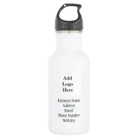 Add your Business Logo or Sports Team Logo Stainless Steel Water Bottle