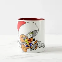 Dear Santa Mouse Two-Tone Coffee Mug