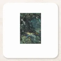 Fairy Grunge Fairycore Aesthetic  Cottagecore Gobl Square Paper Coaster